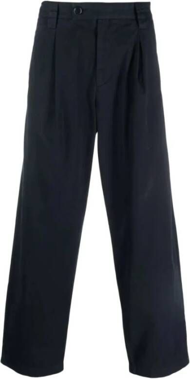 A.p.c. Straight Trousers Blauw Heren