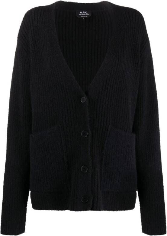 A.p.c. Sweaters Black Zwart Dames