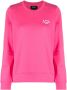 A.p.c. Fuchsia Katoenen Sweatshirt met Logo Pink Dames - Thumbnail 1