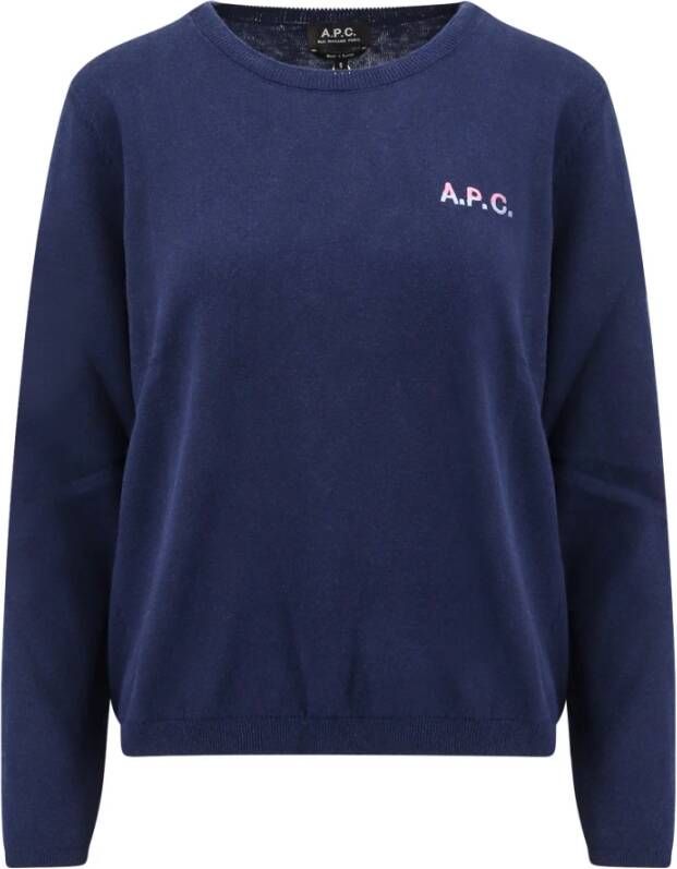 A.p.c. Sweatshirt Blauw Dames