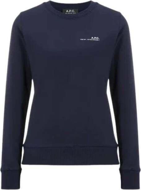 A.p.c. Sweatshirts Blauw Dames