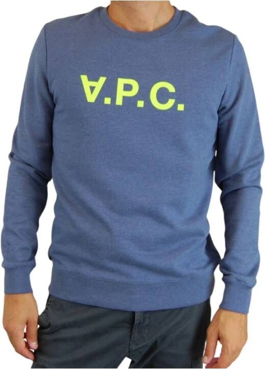 A.p.c. Sweatshirt Blauw Heren