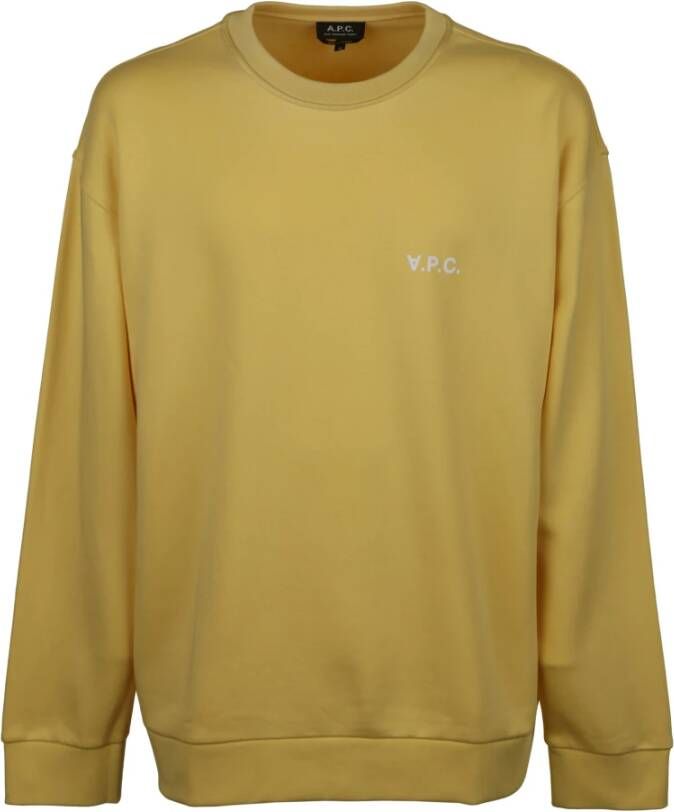 A.p.c. Sweatshirt Yellow Heren