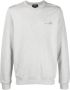 A.p.c. Ribgebreide Sweatshirt met APC Logo Gray Heren - Thumbnail 1