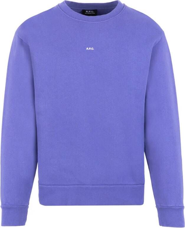A.p.c. Sweatshirt Purple Heren