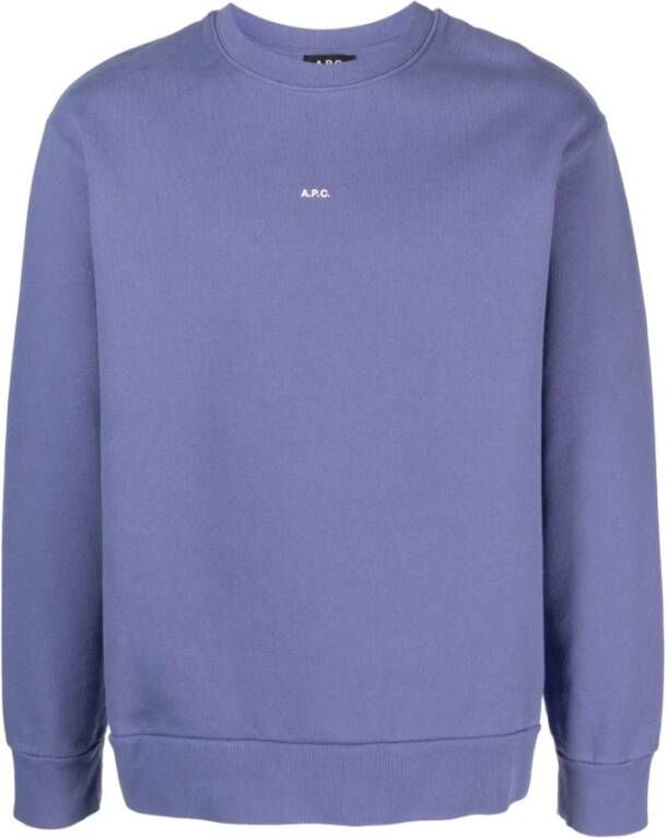 A.p.c. Sweatshirt Purple Heren