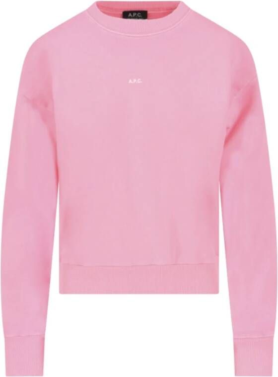 A.p.c. Sweatshirt Roze Dames
