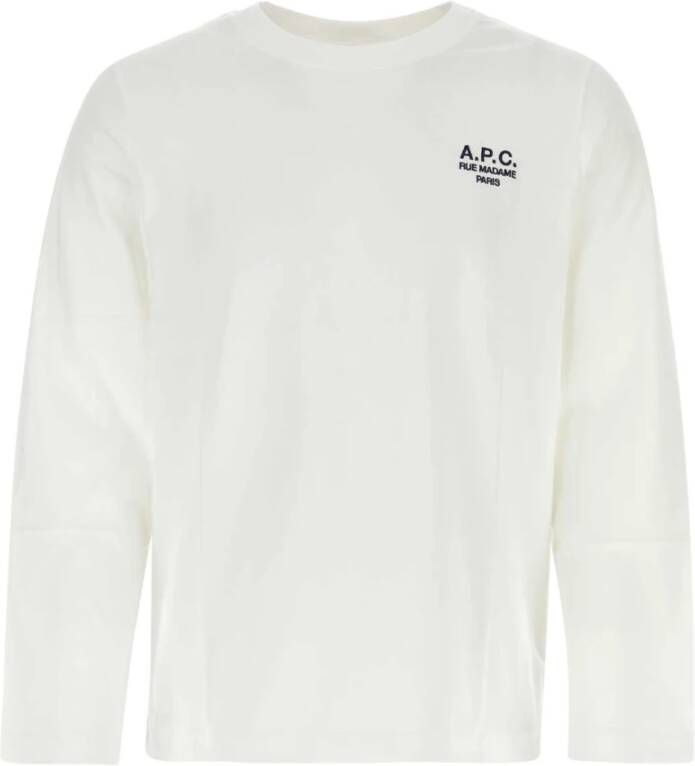 A.p.c. Sweatshirt White Heren