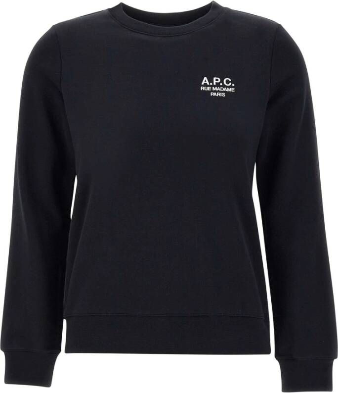 A.p.c. Zwarte Sweaters voor Heren Black Dames