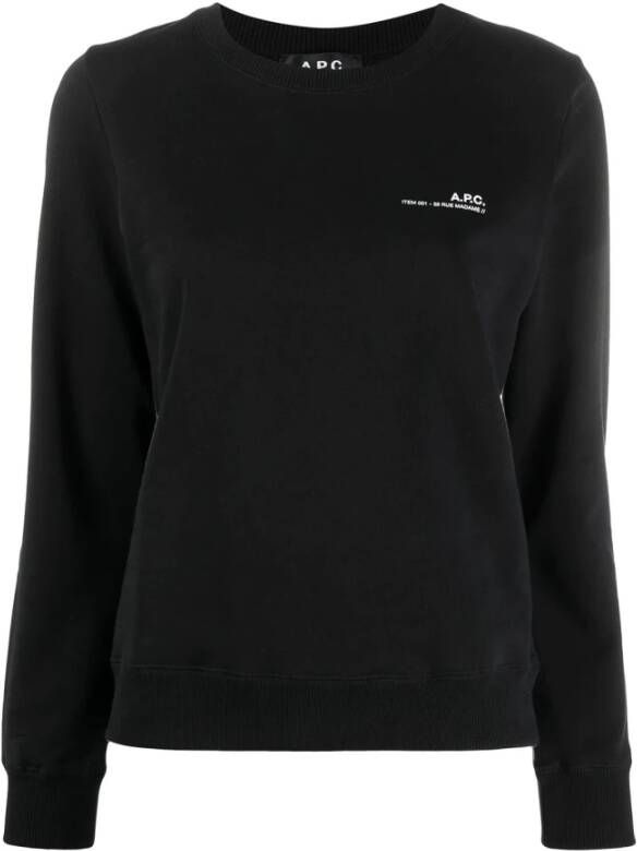 A.p.c. Sweatshirt Zwart Dames