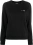 A.p.c. Katoenen Logo Print Sweatshirt Black Dames - Thumbnail 4