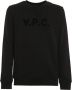 A.p.c. Stijlvolle Sweatshirt Upgrade Comfort Dagelijkse Outfits Black Heren - Thumbnail 1