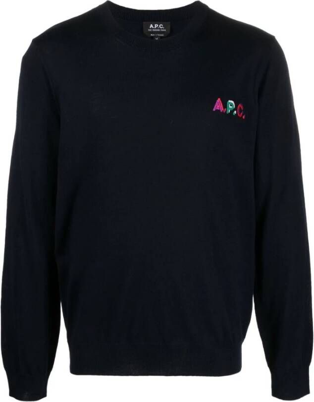 A.p.c. Sweatshirt Zwart Heren