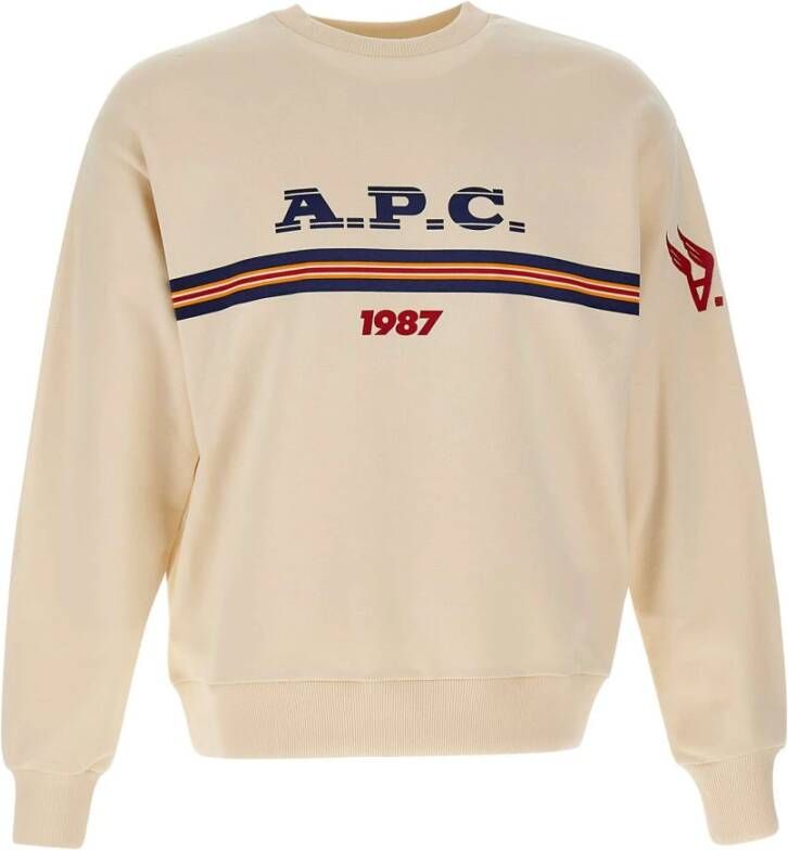 A.p.c. Sweatshirts Beige Heren