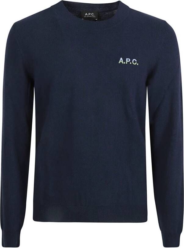 A.p.c. Sweatshirts Blauw Heren