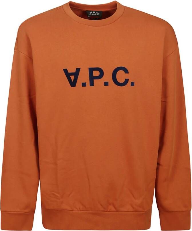 A.p.c. Sweatshirts Oranje Heren