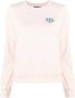 A.p.c. Lichtroze Katoenen Sweatshirt met Logo Pink Dames - Thumbnail 2