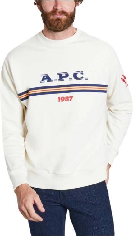 A.p.c. Sweatshirts Wit Heren