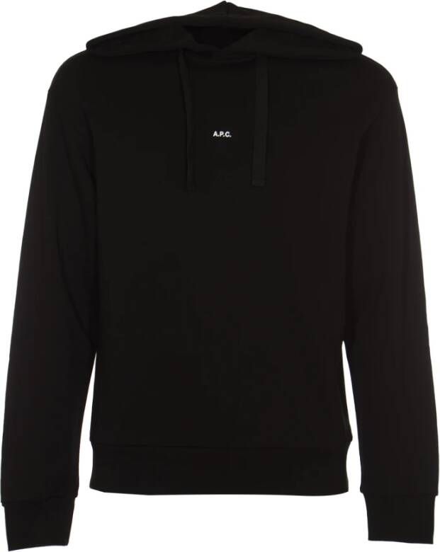 A.p.c. Zwart Larry Sweatshirt met Logo Black Heren