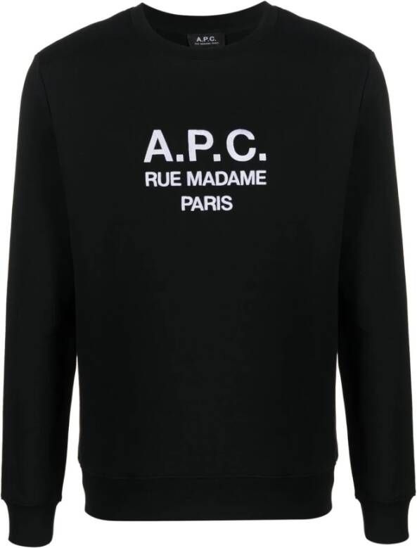 A.p.c. Zwarte Sweaters voor Heren Black Heren