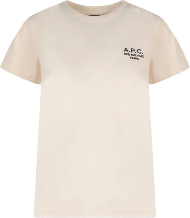 A.p.c. T-shirt Beige Dames