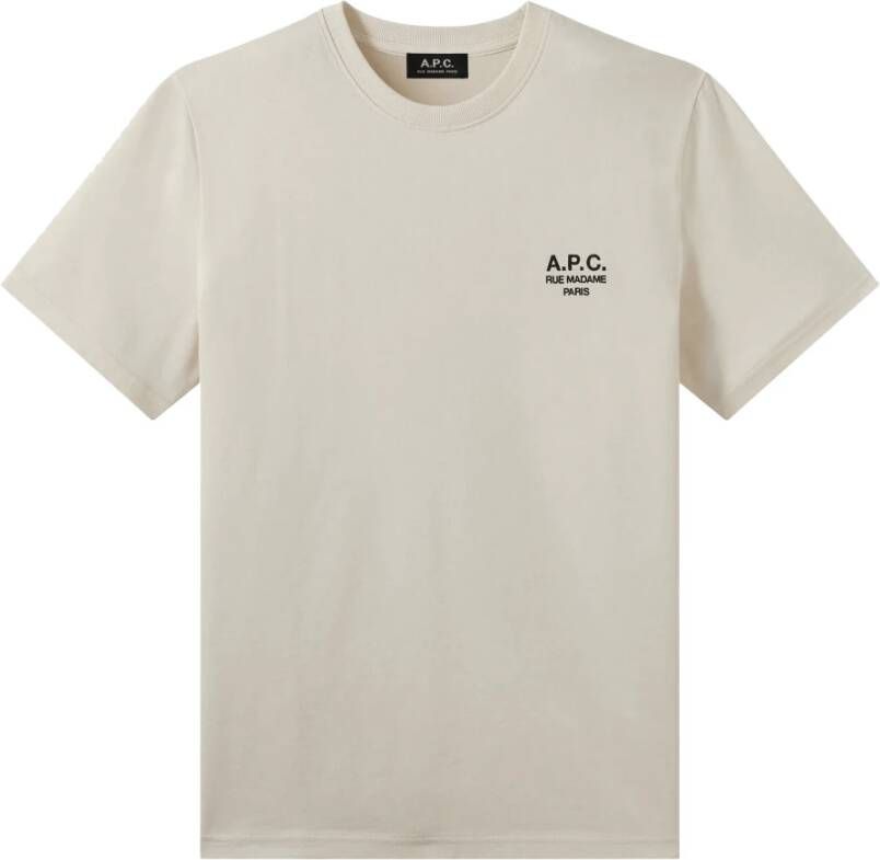 A.p.c. T-Shirts Beige Heren