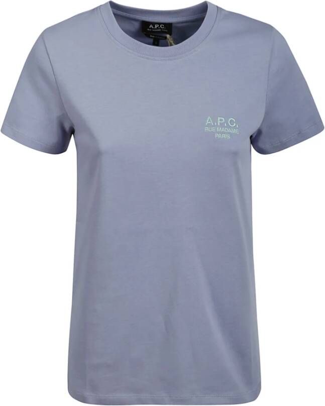 A.p.c. T-shirt Blauw Dames - Foto 1