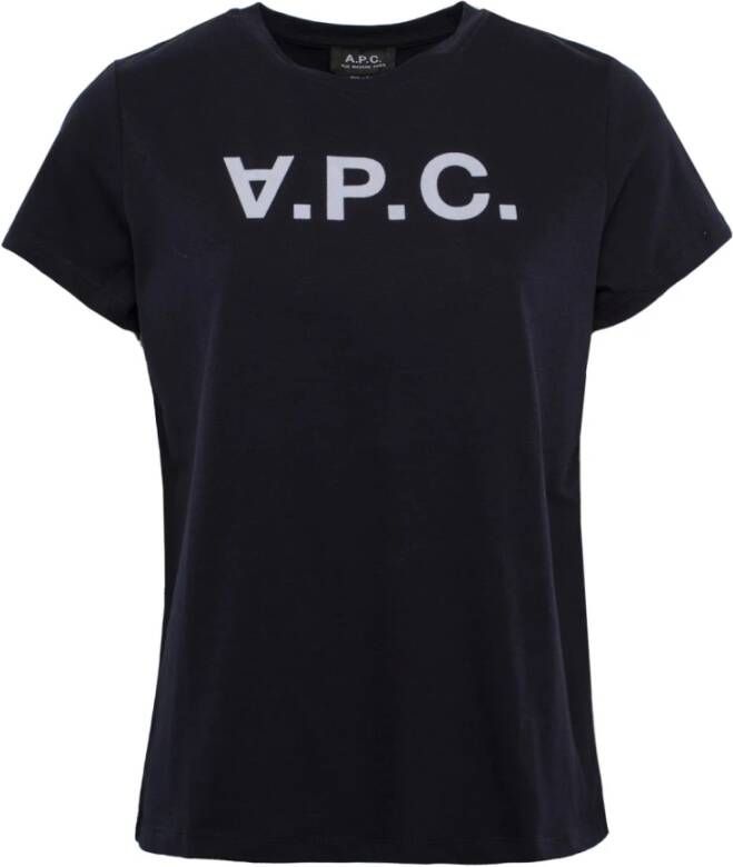 A.p.c. APC Dames Katoenen T-Shirt Black Dames