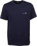 A.p.c. Contrasterende Logo Print T-shirt Blue Heren - Thumbnail 1
