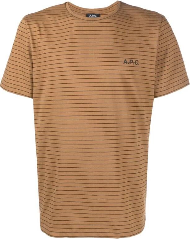 A.p.c. T-shirt Bruin Heren