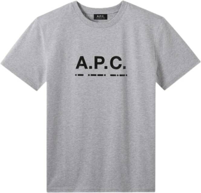 A.p.c. T-shirt Grijs Heren