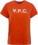 A.p.c. T-shirt Oranje Dames - Thumbnail 1
