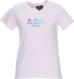 A.p.c. T-shirt Roze Dames