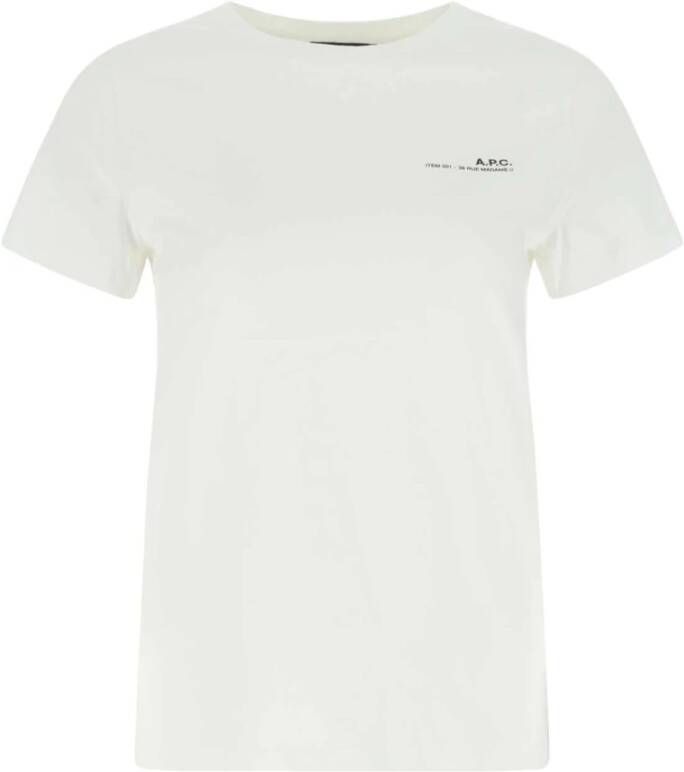 A.p.c. T-shirt White Dames
