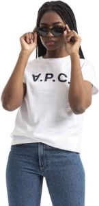 A.p.c. T-shirt VPC Blanc F Wit Dames