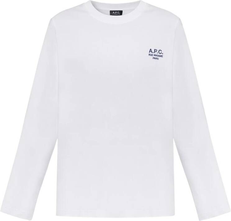 A.p.c. T-shirt Wit Heren