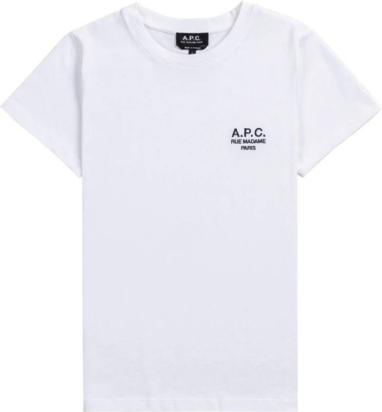 A.p.c. t-shirt Wit Heren