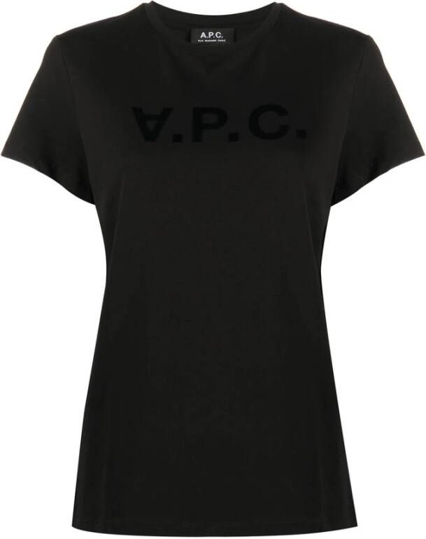 A.p.c. Zwarte T-shirts en Polos voor Black