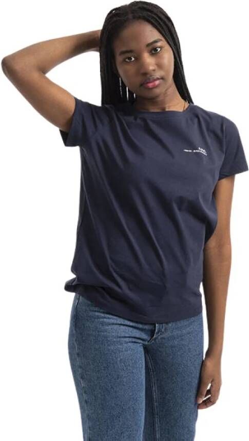 A.p.c. T-shirts Blauw Dames