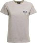 A.p.c. denise t-shirt with logo embroidery Grijs Dames - Thumbnail 5