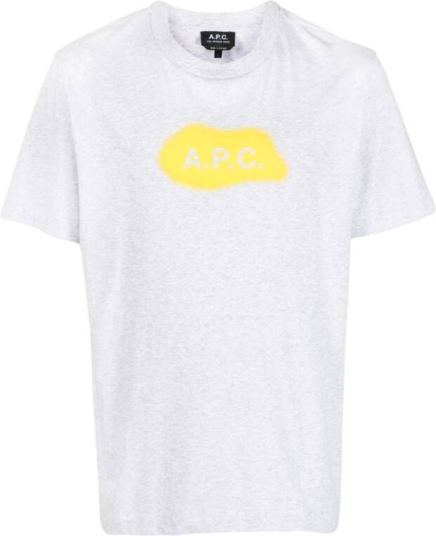 A.p.c. T-Shirts Grijs Heren
