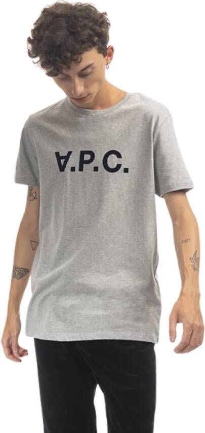 A.p.c. T-shirts Grijs Heren