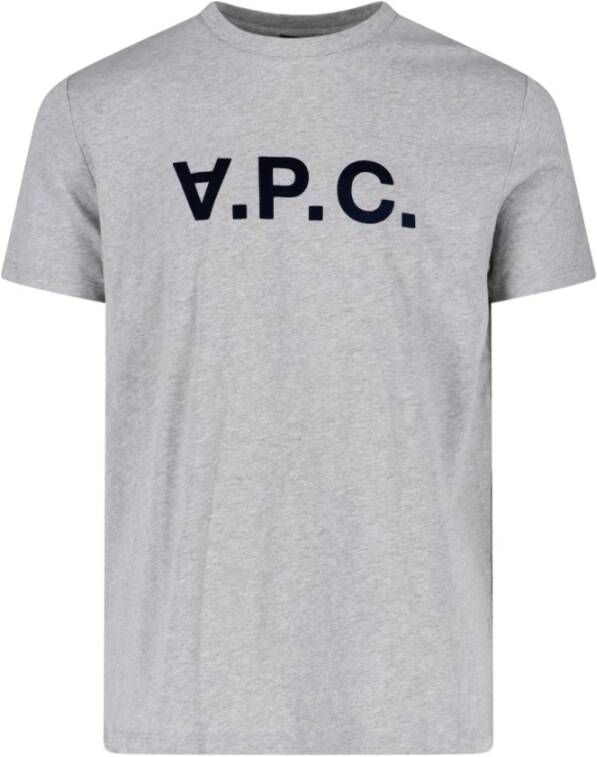 A.p.c. T-Shirts Grijs Heren