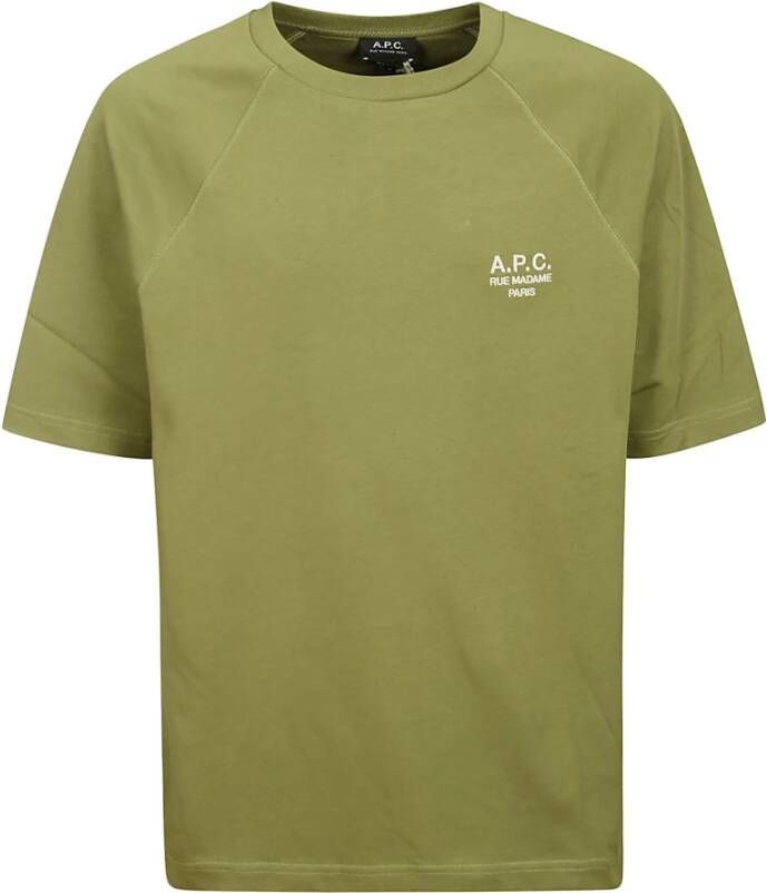 A.p.c. T-Shirts Groen Heren