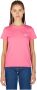 A.p.c. Fuchsia Katoenen T-Shirt met Logo Detail Pink Dames - Thumbnail 5