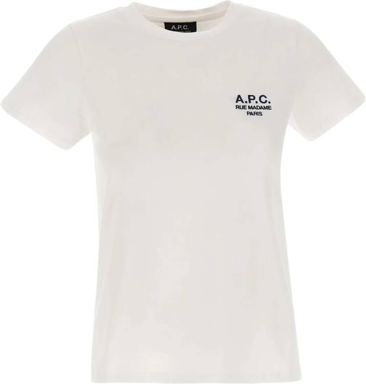 A.p.c. T-Shirts Wit Dames