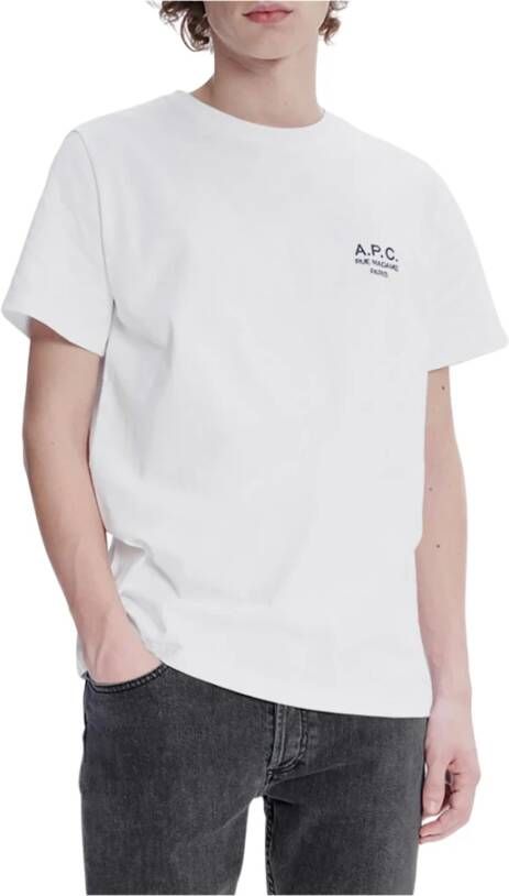 A.p.c. T-Shirts Wit Heren