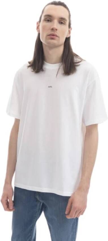A.p.c. T-Shirts Wit Heren