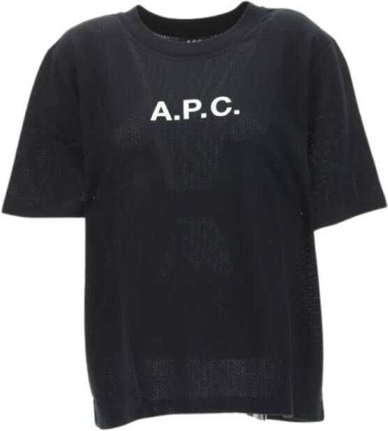 A.p.c. T-Shirts Zwart Dames