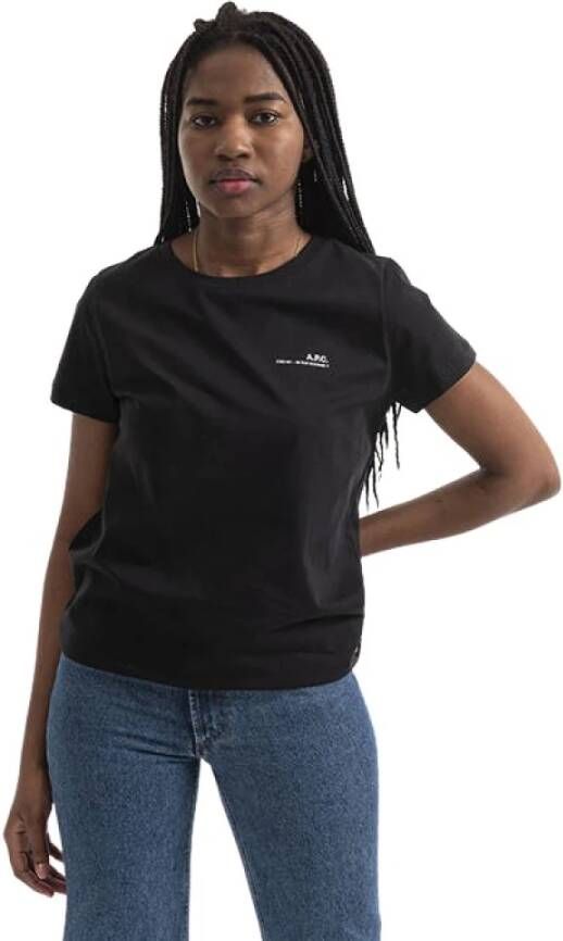 A.p.c. T-shirts Zwart Dames